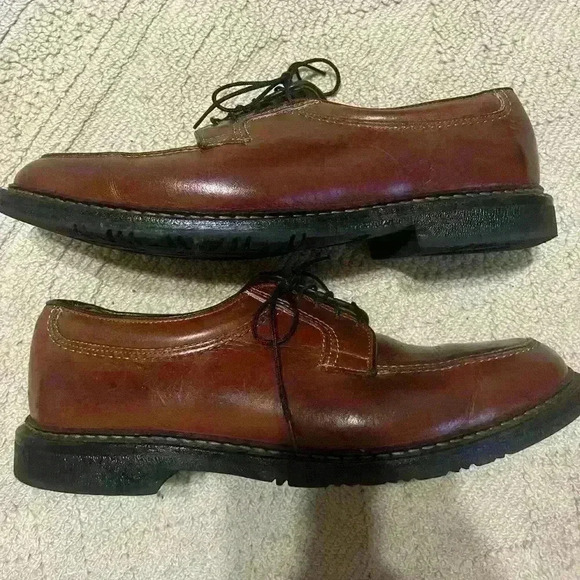 Allen Edmonds Leather Wilbert Moc Toe Oxford Classic Professional size 10 Prep - Picture 9 of 16